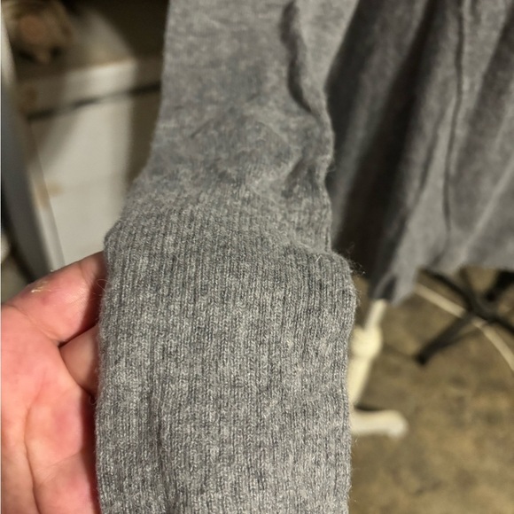 Club Monaco Charcoal Asymmetrical Hem Tunic medium #wool #business casual - Picture 5 of 10